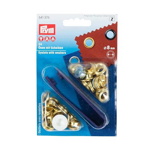 prym-541375-sen-mit-scheiben-8-mm-gold-rostfreies-messing image 2