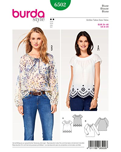 burda-style-b6502-schnittmuster-damenblusen-gr-34-46 image 5