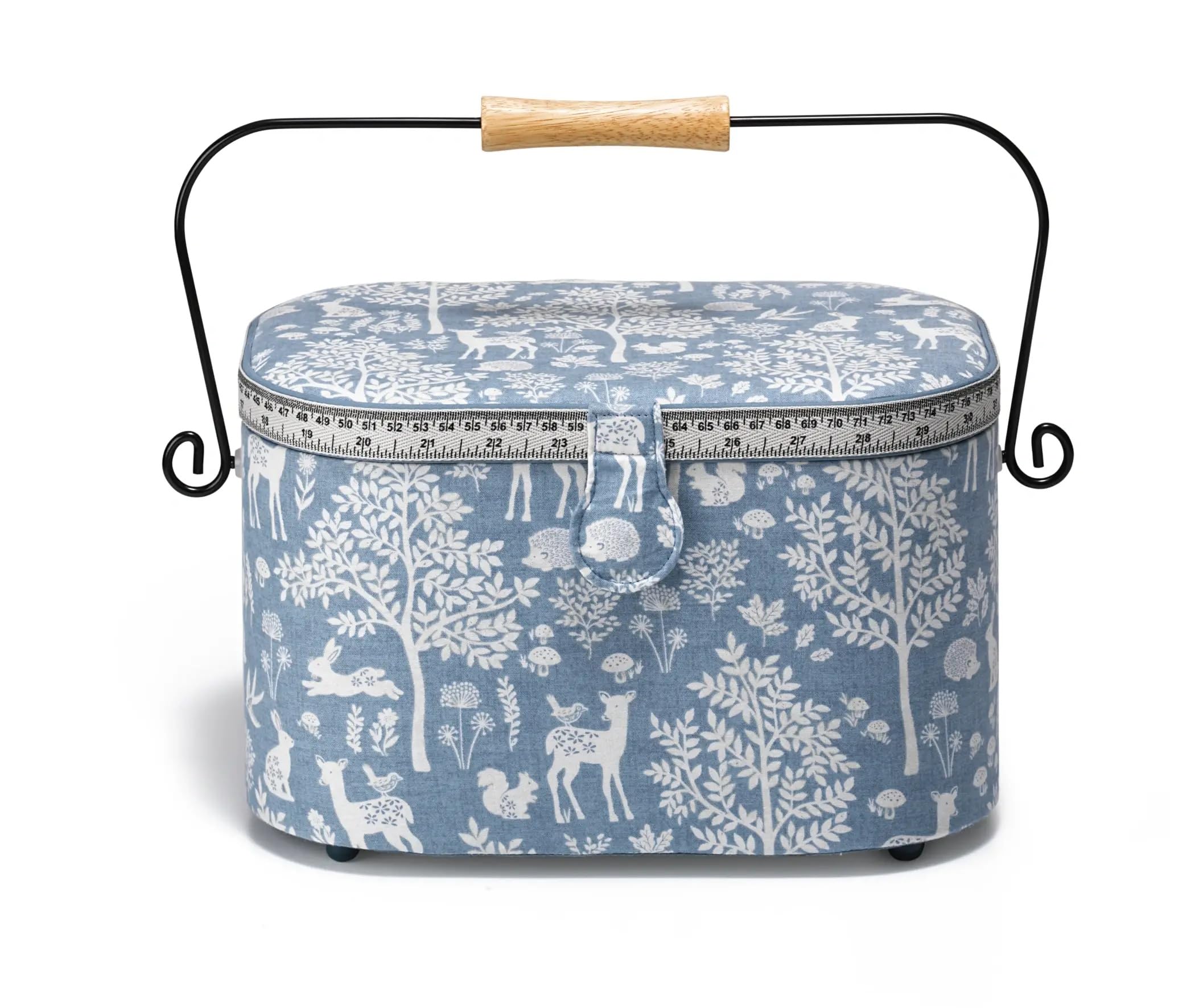 prym-612141-n-hkorb-country-rose-gr-l-elfenbeinfarben-leinen-metall-holz-mit-gri image 3