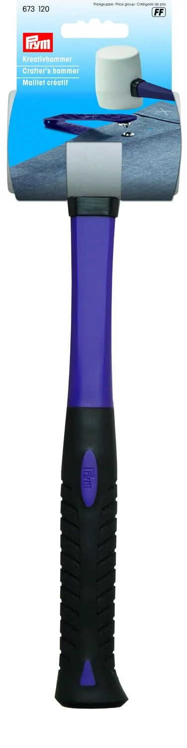 prym-673120-kreativhammer-mit-fiberglas-griff-und-hartgummi-kopf image 1
