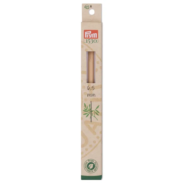 prym-woll-h-kelnadel-bambus-197613-15-cm-6-5-mm-natur image 1