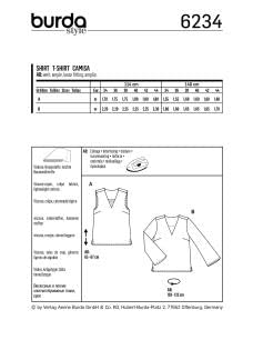 burda-style-6234-schnittmuster-damen-blusen-mit-v-ausschnitt-gr-34-44 image 5