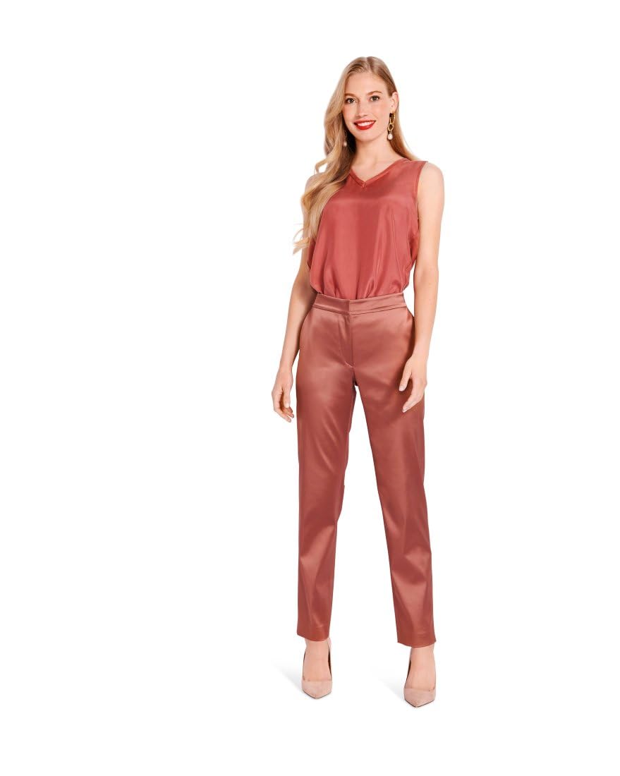 burda-style-schnittmuster-6005-shorts-und-business-bundfaltenhose-damen-gr-34-44 image 2
