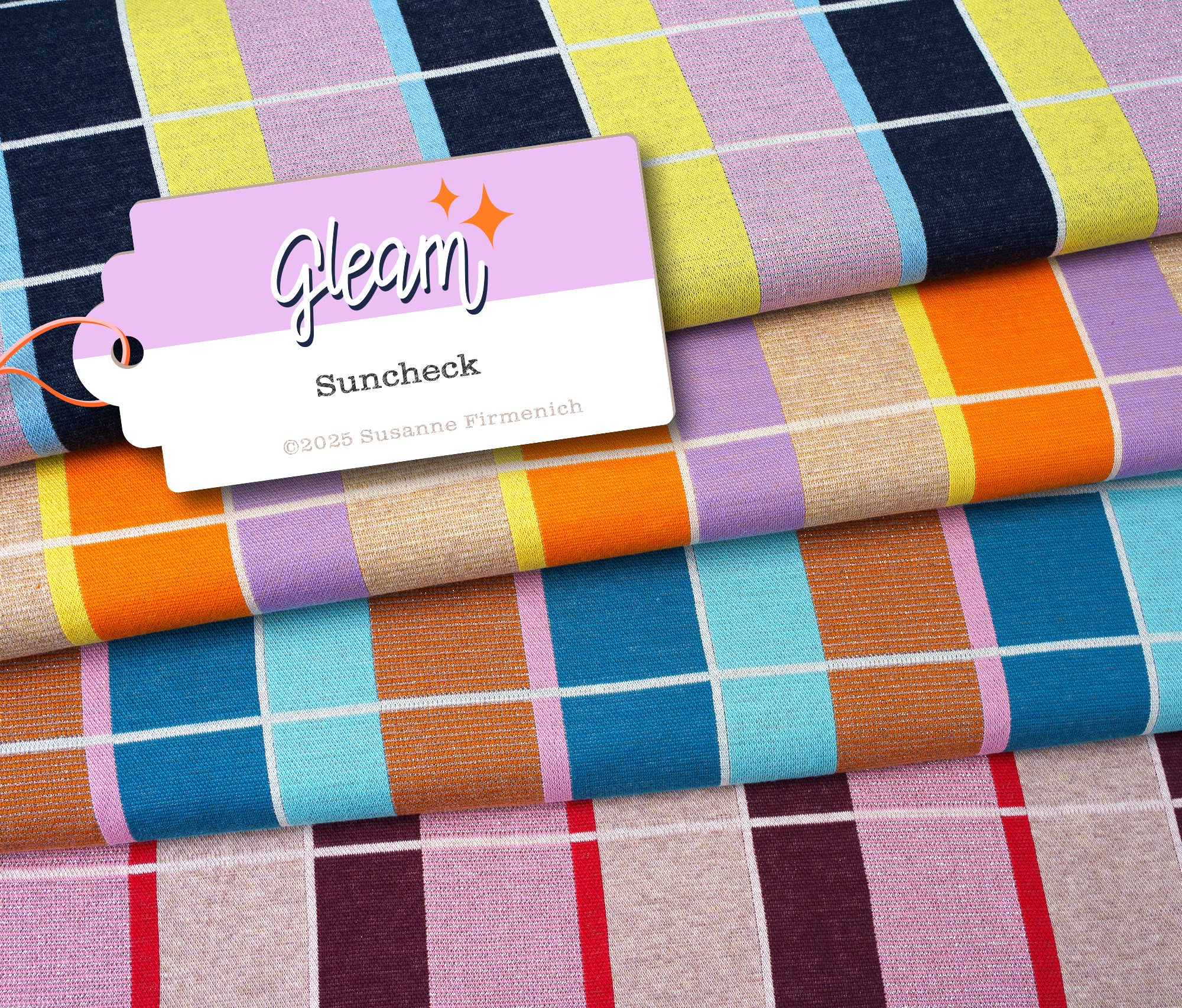 albstoffe-gleam-suncheck-bio-jacquard-jersey-glitzer-meterware image 1