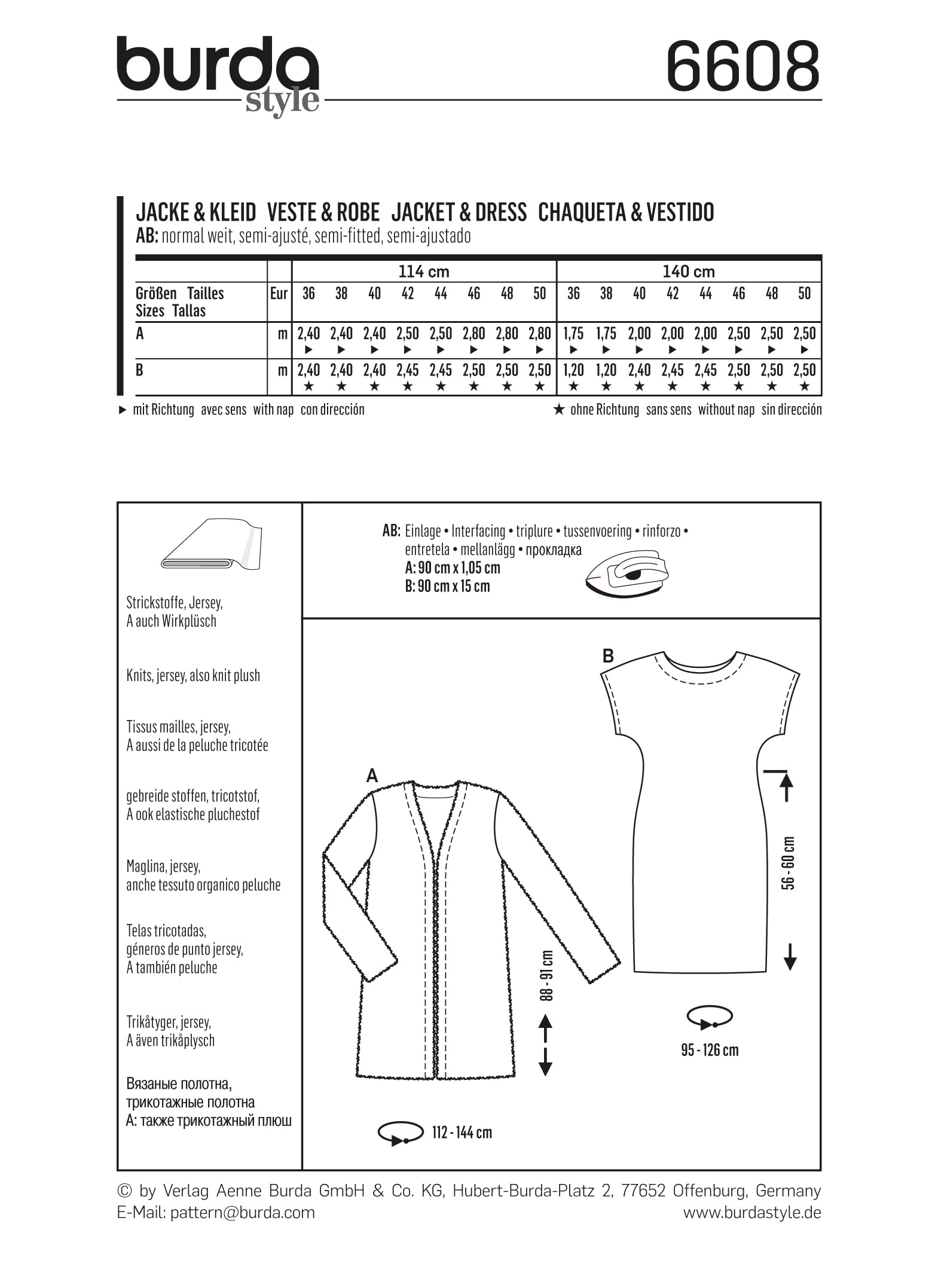 burda-easy-schnittmuster-set-6608-damen-minikleid-und-jacke-gr-36-50 image 2