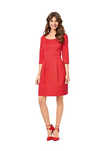 burda-style-b6577-schnittmuster-damen-kleid-mit-teilungsn-hten-gr-6-28 image 7