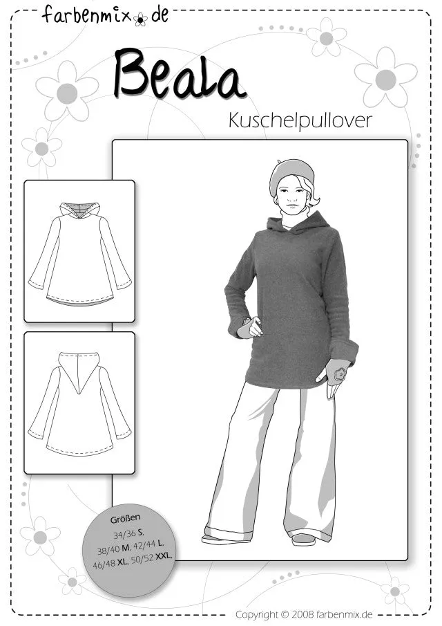 farbenmix-beala-damenpulli-papierschnittmuster-oversize-gr-s-xxl image 1