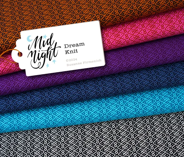 albstoffe-hamburger-liebe-midnight-dream-knit-bio-jacquard-jersey-meterware image 1