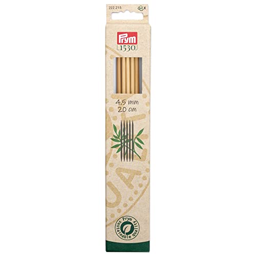 prym-1530-222215-strumpfstricknadeln-bambus-20-cm-4-5-mm image 4