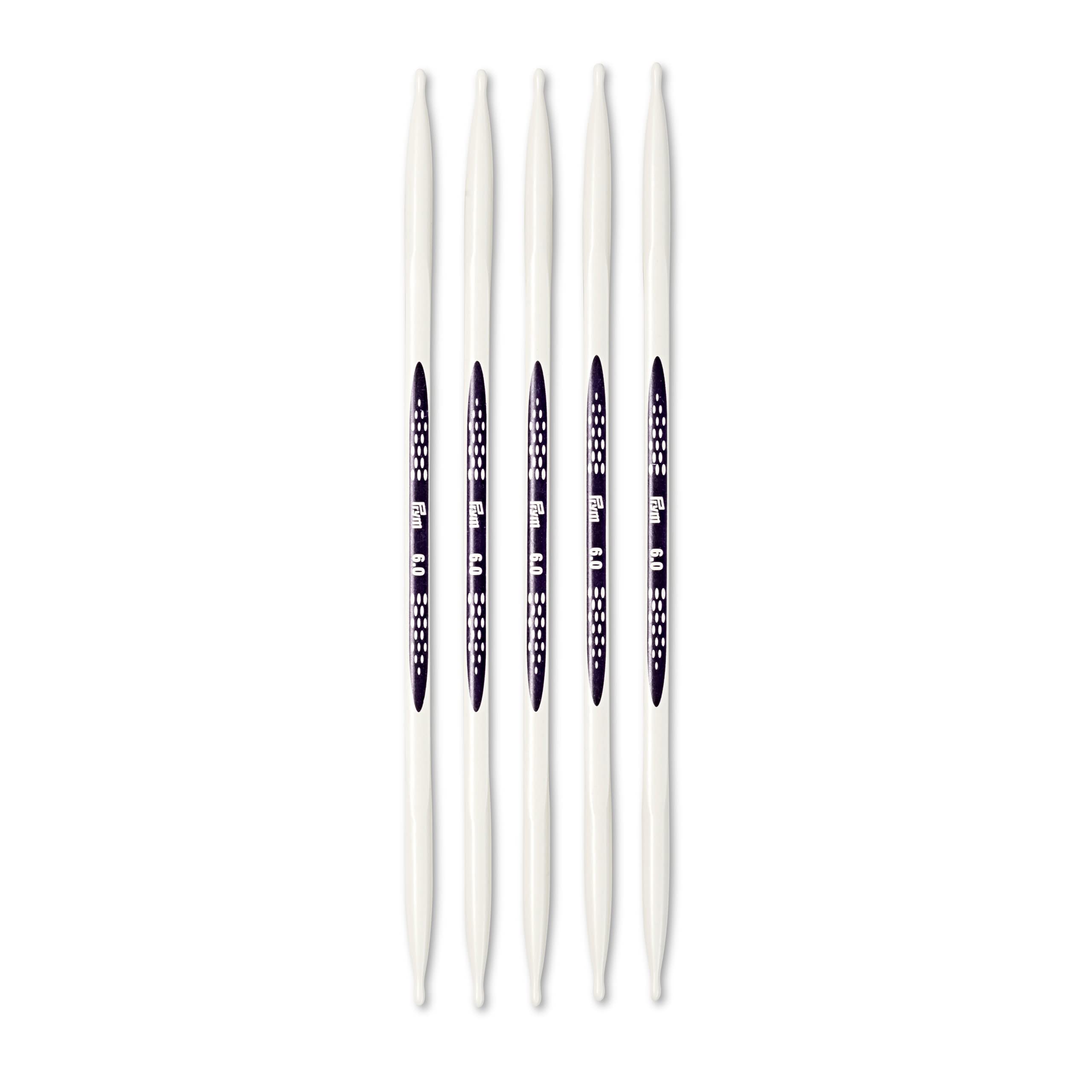 prym-prym-ergonomics-strumpfstricknadeln-6-mm-x-20-cm-5er-set-high-performance-k image 1