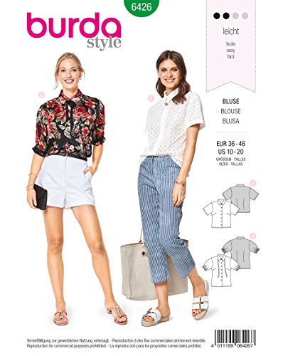 burda-6426-schnittmuster-damen-bluse-gr-36-46-papierschnitt image 6