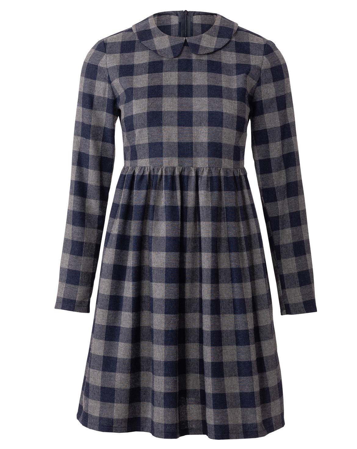 burda-style-6265-damen-kleider-bubikragen-midi-stufenrock-gr-34-44 image 2