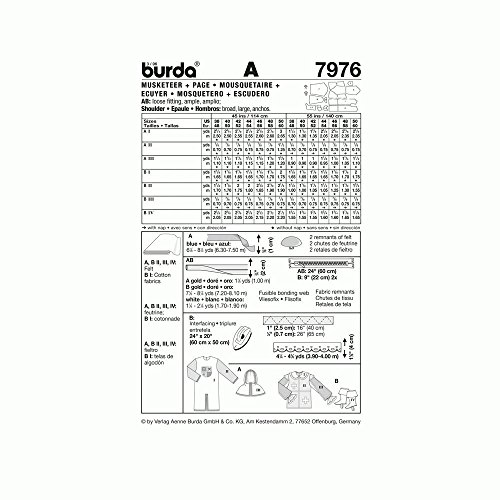 burda-style-schnittmuster-7976-herren-karnevalskost-m-musketier-und-knappe-gr-48 image 5