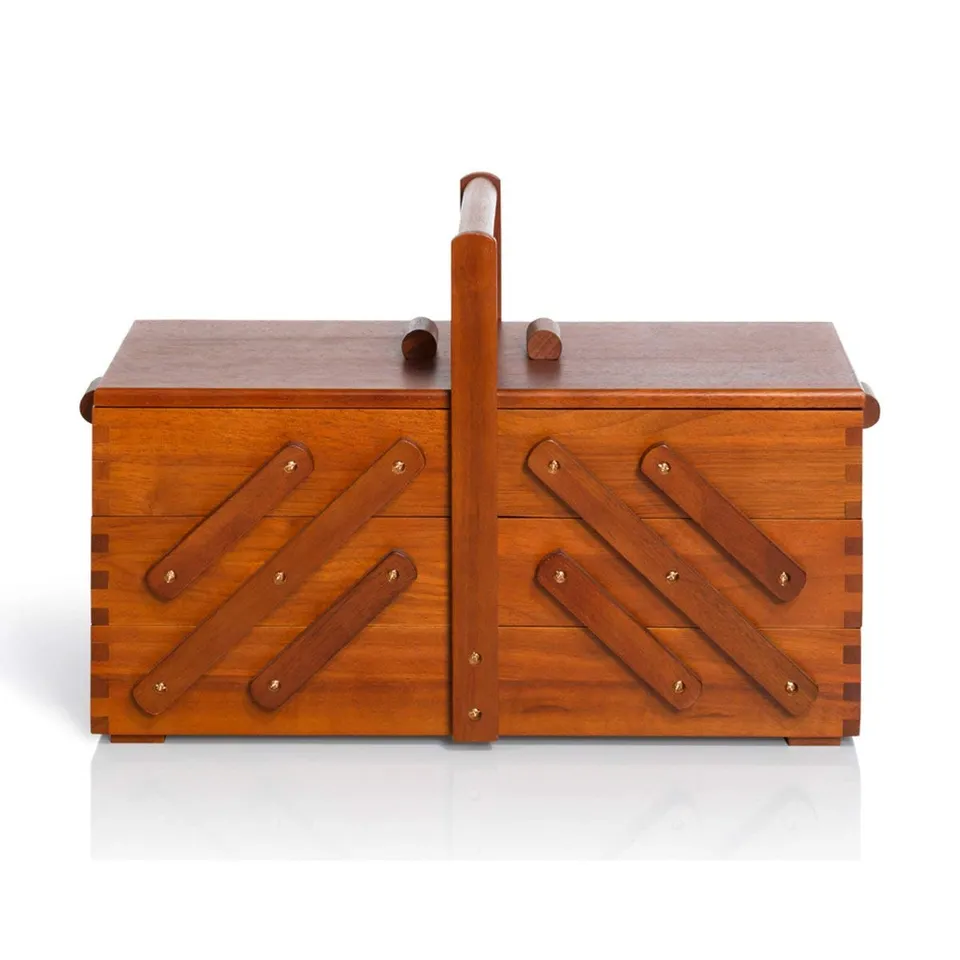 prym-612551-n-hkasten-l-aus-dunklem-holz-n-hbox-mit-ziehharmonika-system-45-x-28 image 1