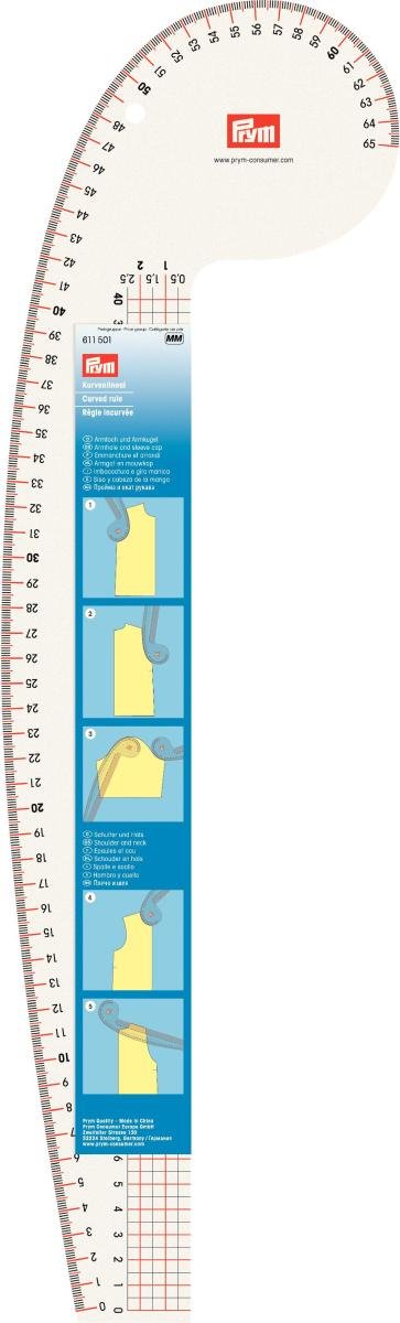 prym-611501-kurvenlineal-52-5-x-16-cm-transparent-schneiderlineal-f-r-rundungen image 1