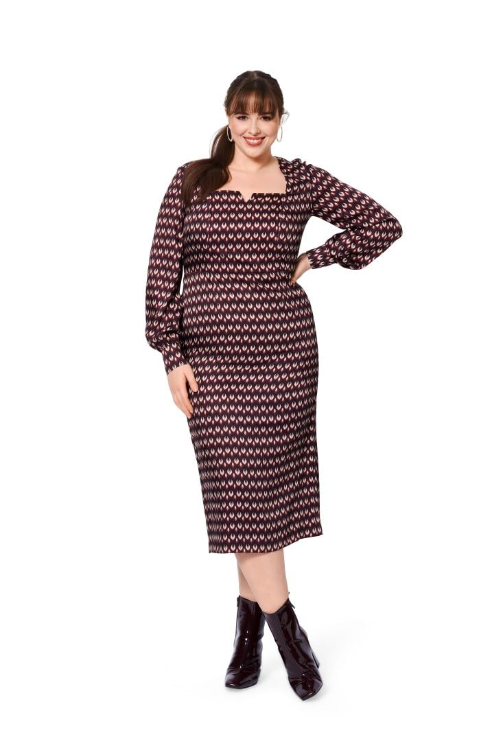 burda-style-5966-kleid-schnittmuster-damen-gr-44-54-level-3 image 7