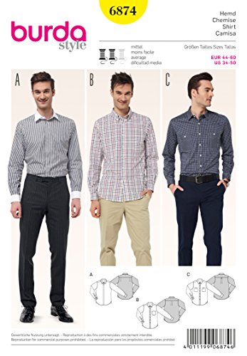 burda-style-6874-schnittmuster-herrenhemd-mit-kragenvarianten image 4