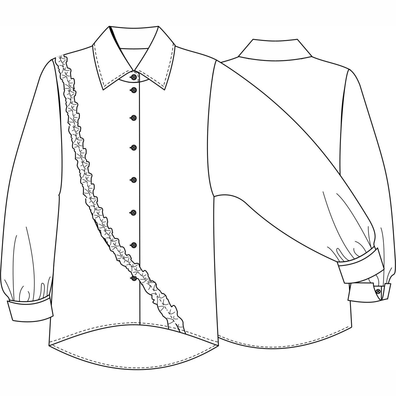 schnittmuster-berlin-bluse-viktoria-langarm-2-l-ngen-ebook-damen image 2