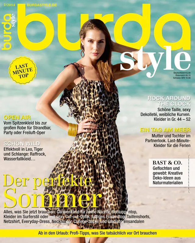 burda-style-n-hmagazin-juli-2014-schnittmuster-heft-f-r-anf-nger-und-fortgeschri image 1