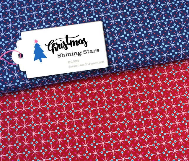 albstoffe-christmas-shining-stars-canvas-bio-baumwolle-meterware image 1