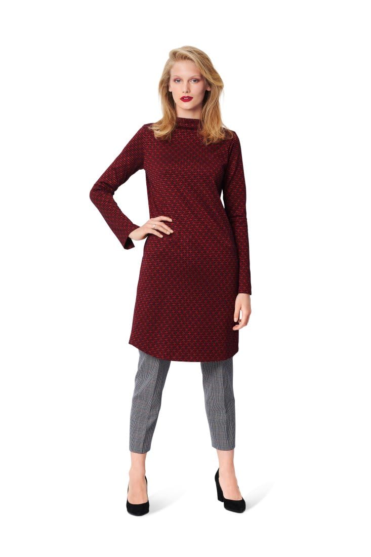 burda-style-b6080-damen-kleid-und-top-papierschnittmuster image 2