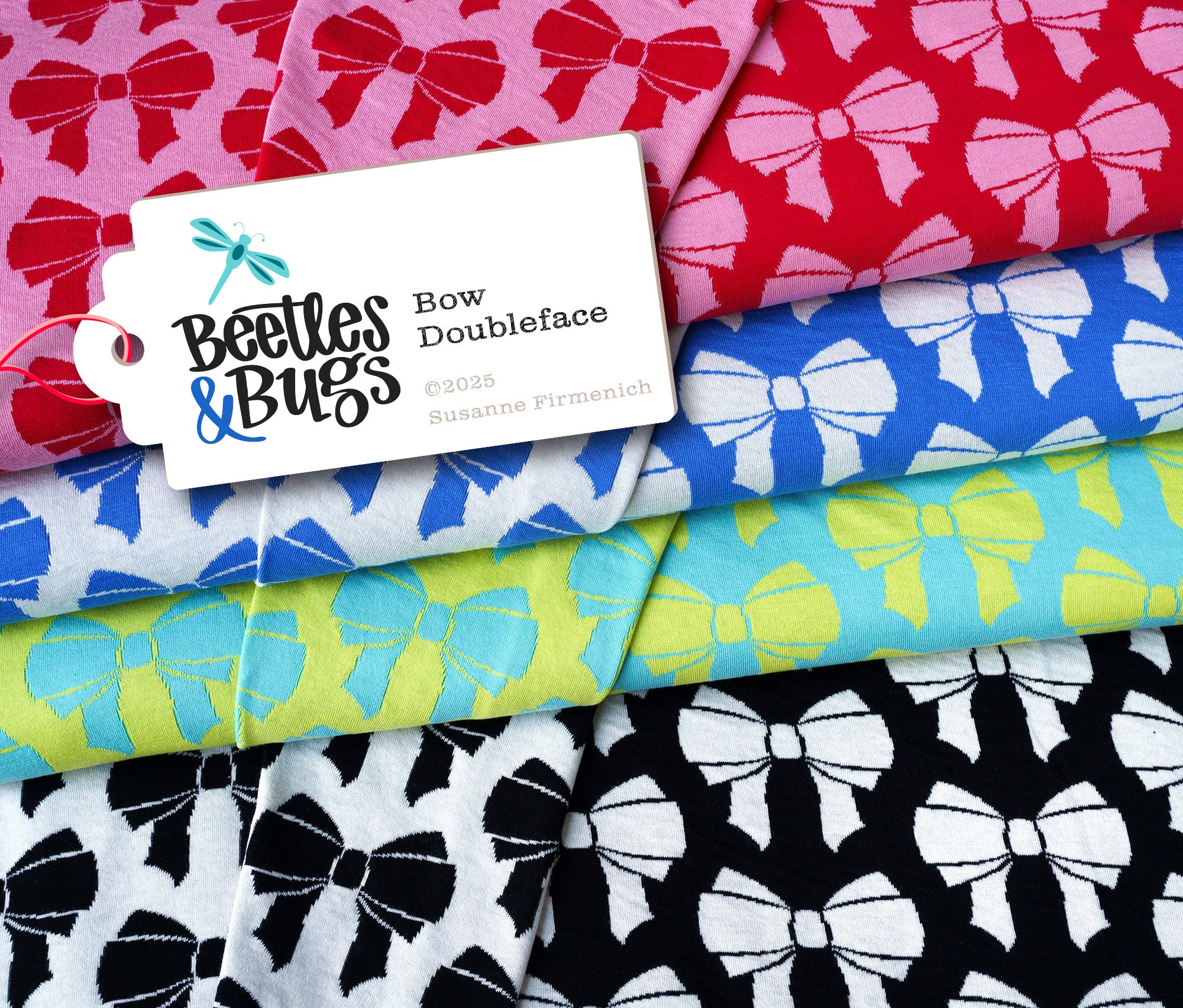 albstoffe-beetles-bugs-bow-doubleface-bio-jacquard-jersey-meterware image 1