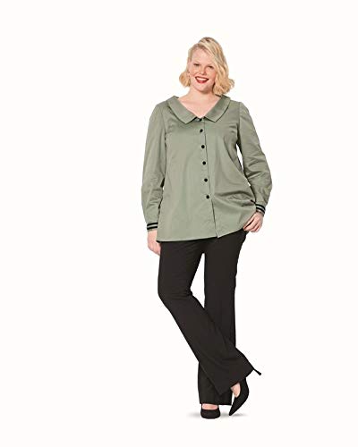 burda-style-6198-schnittmuster-bluse-damen-gr-44-54-level-3-mittel image 2