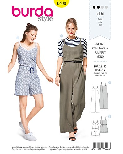 burda-style-6408-schnittmuster-overall-damen-gr-32-42 image 6