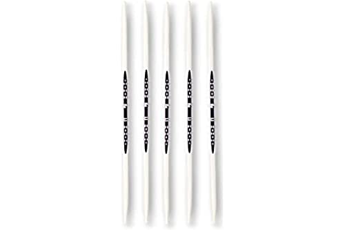 prym-ergonomics-strumpfstricknadeln-20-cm-3-5-mm-alabasterwei-5er-set image 3