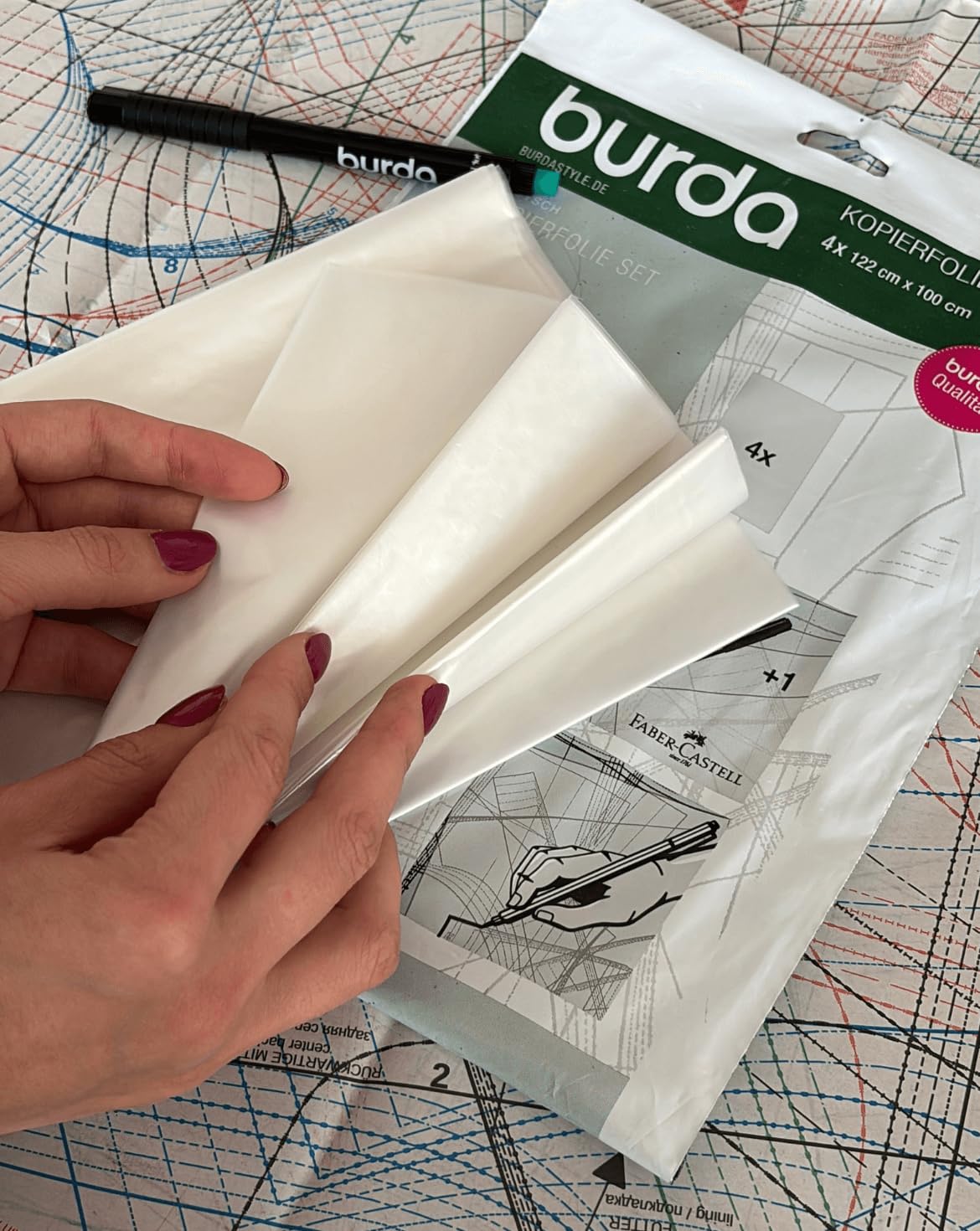 burda-style-kopierset-kopierfolie-stift-4x-122-x-100-cm image 4