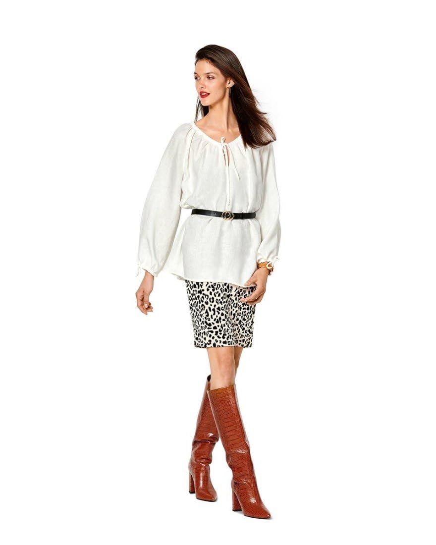 burda-style-6227-schnittmuster-damen-tunika-bluse-gr-34-44 image 4