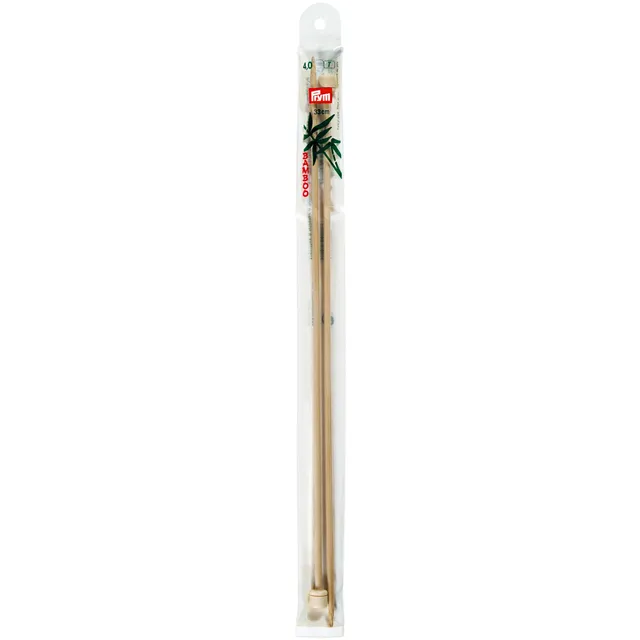 prym-221115-jackenstricknadel-bambus-33-cm-4-00-mm-natur image 1