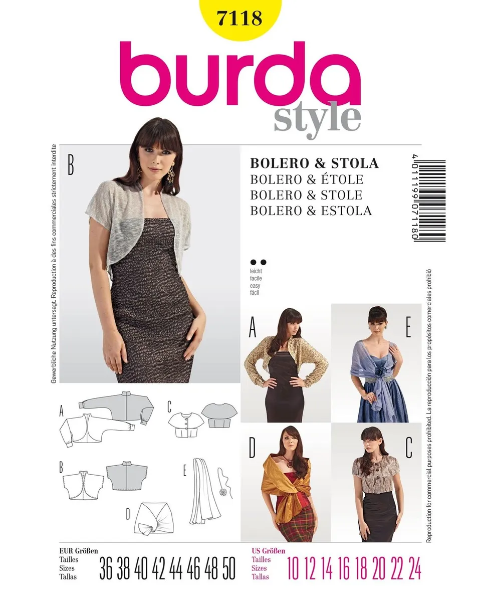 burda-schnittmuster-bolero-stola-und-schal-jacke-und-accessoires image 1