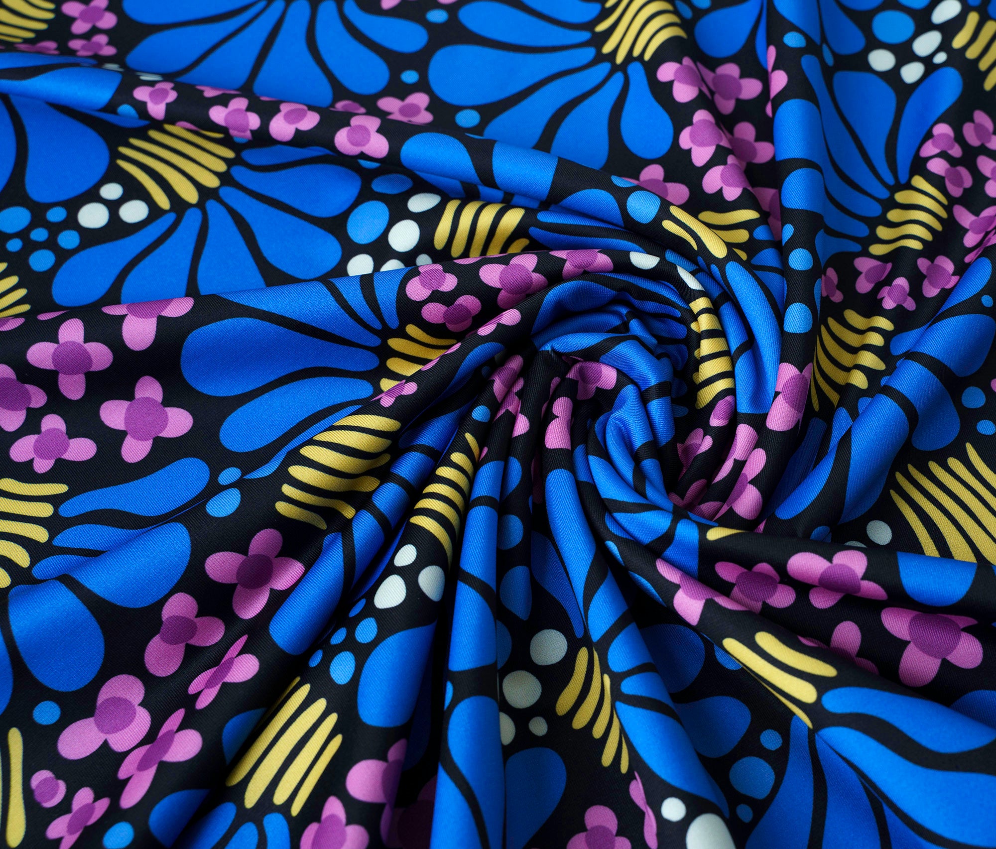 albstoffe-performance-zinnia-blau-schwarz-active-wear-funktionsstoff-meterware image 2