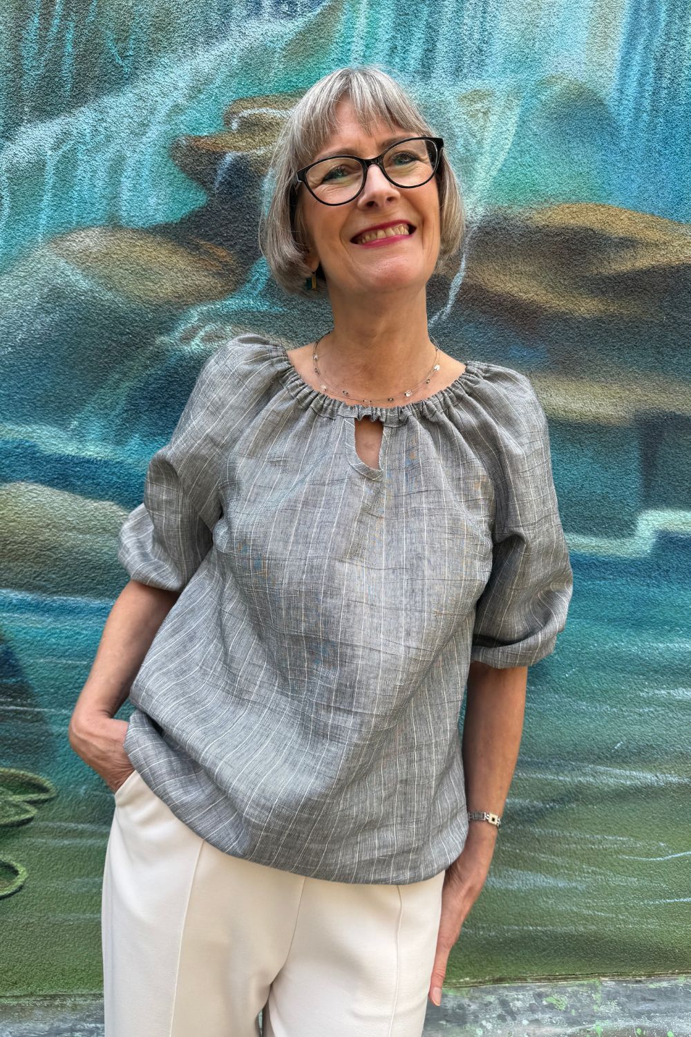 schnittmuster-berlin-bluse-exeter-schnittmuster-carmenbluse-mit-puff-rmel-und-gu image 7