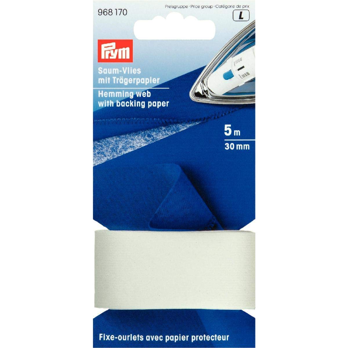 prym-968183-saumvlies-mit-tr-gerpapier-zum-einb-geln-75-mm-wei image 6