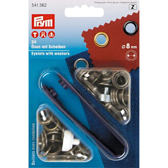 prym-sen-plus-unterlegscheiben-metall-antik-messing-8-mm-24-st-ck image 1