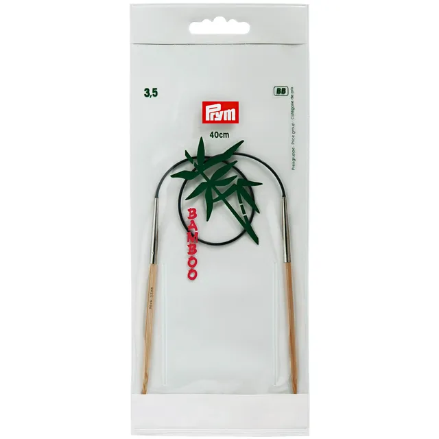 prym-rundstricknadel-bambus-40-cm-3-50-mm-natural image 1