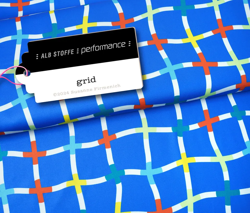 albstoffe-performance-grid-blue-activewear-jersey image 1
