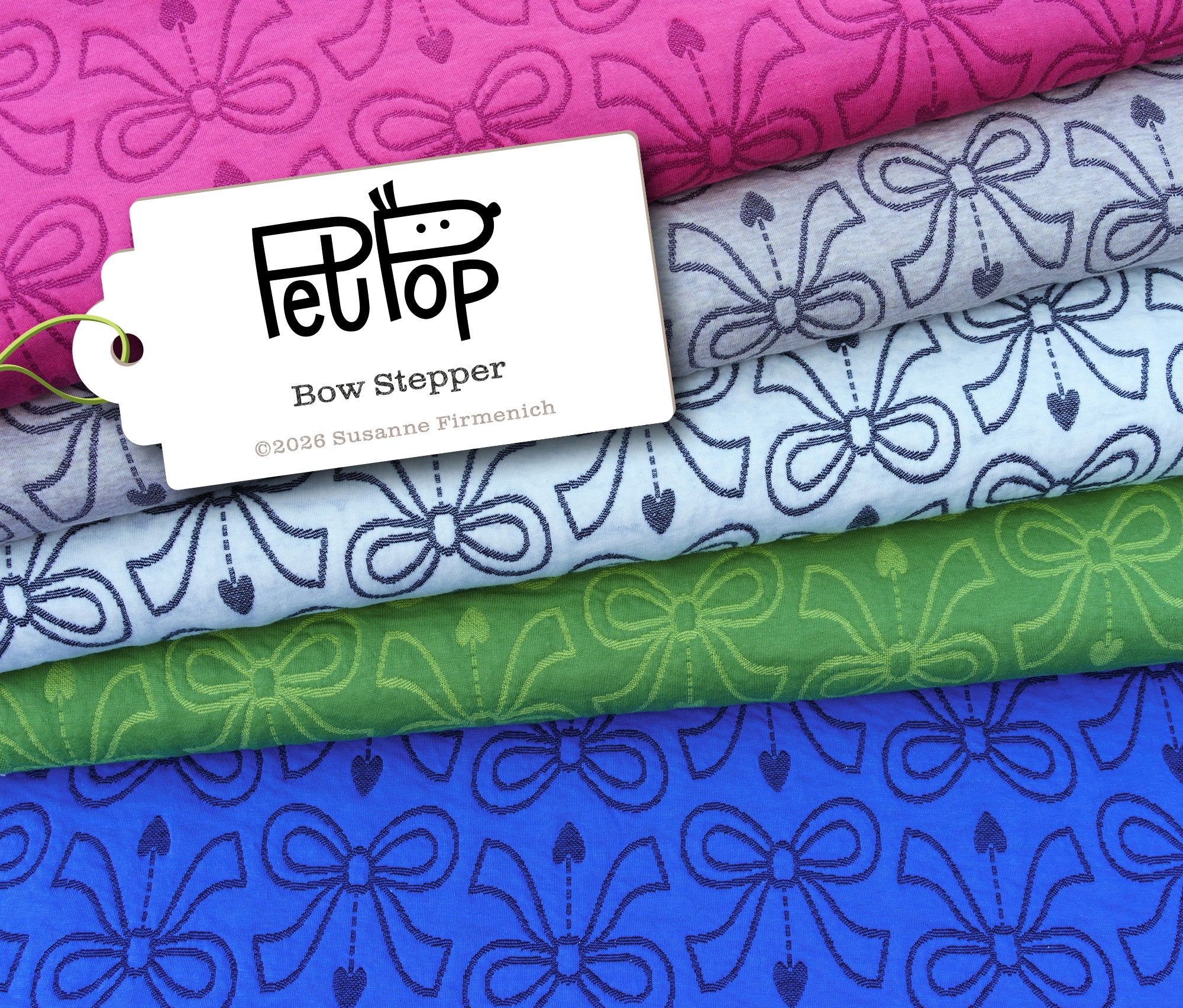 albstoffe-pet-pop-bow-stepper-bio-jacquard-stepper-meterware image 1