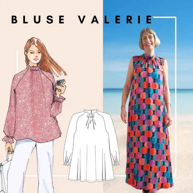schnittmuster-berlin-bluse-valerie-mit-patternhack-sommerkleid image 1