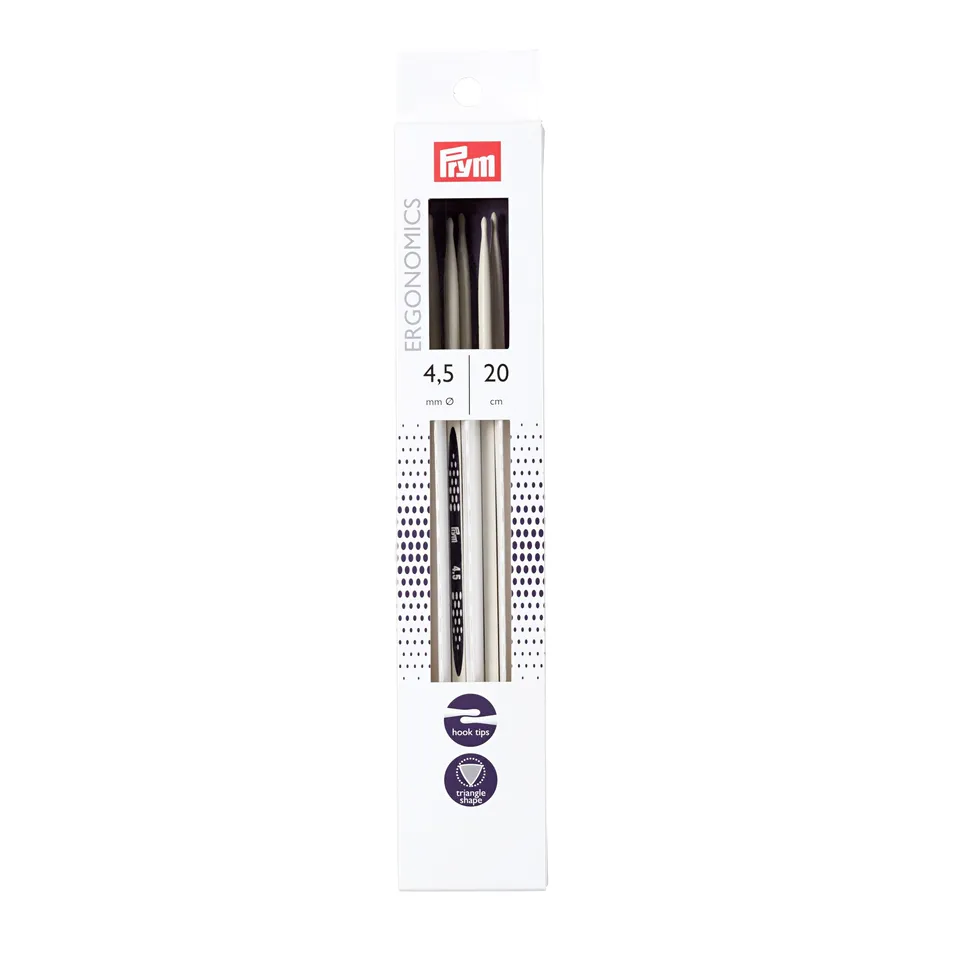 prym-ergonomics-sockenstricknadeln-spiel-20-cm-4-5-mm-5-st-ck image 1