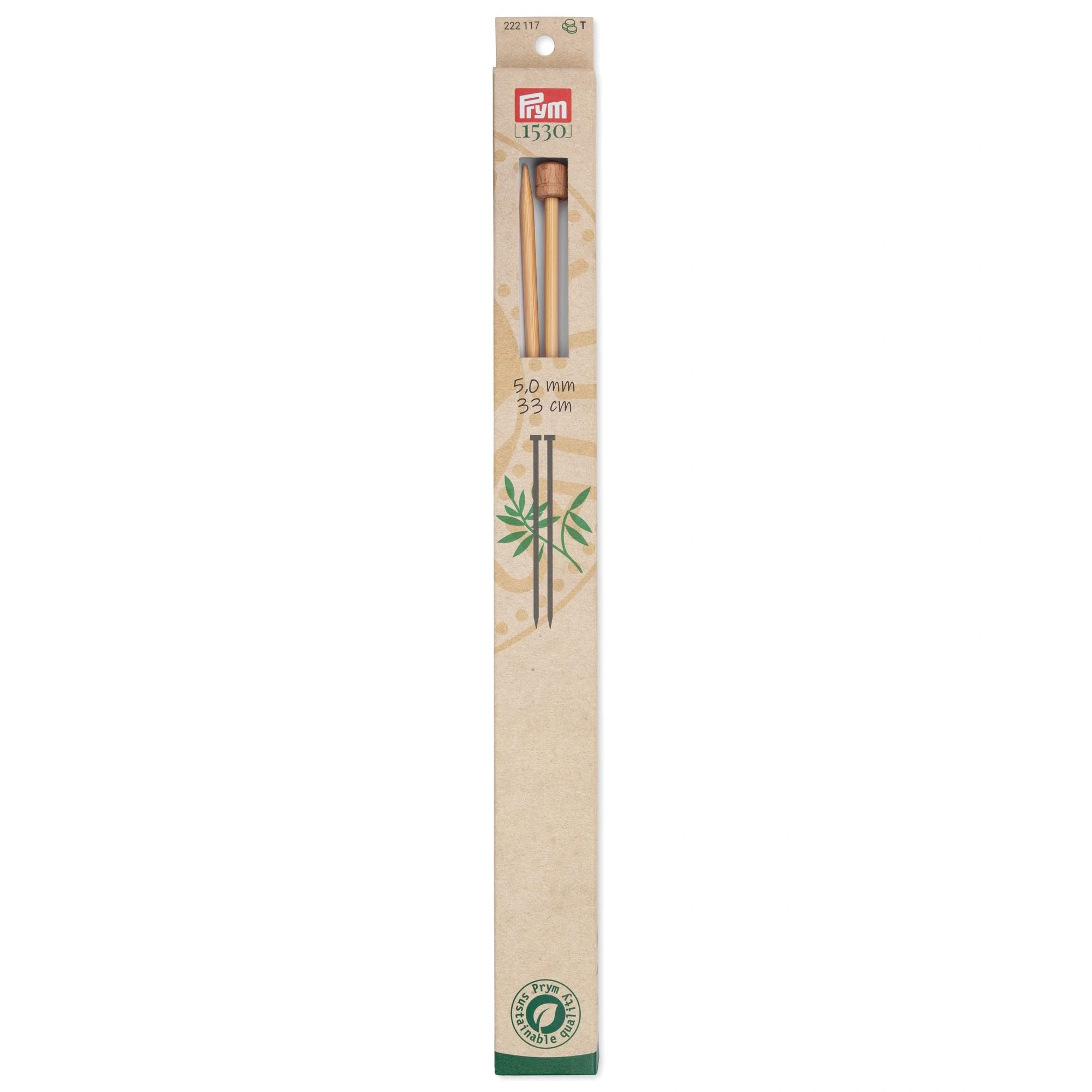 prym-1530-jackenstricknadeln-222117-33-cm-5-0-mm-bambus-natur image 1