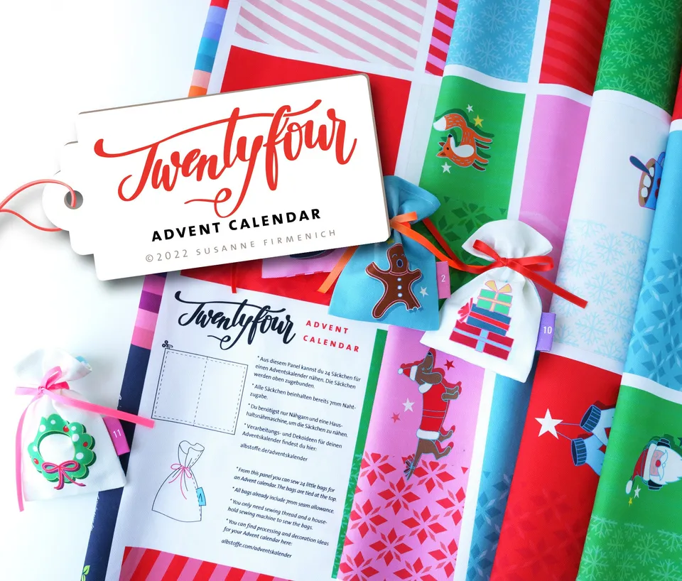 albstoffe-ugly-christmas-twentyfour-adventskalender-panel-bio-canvas-145x100-cm image 1
