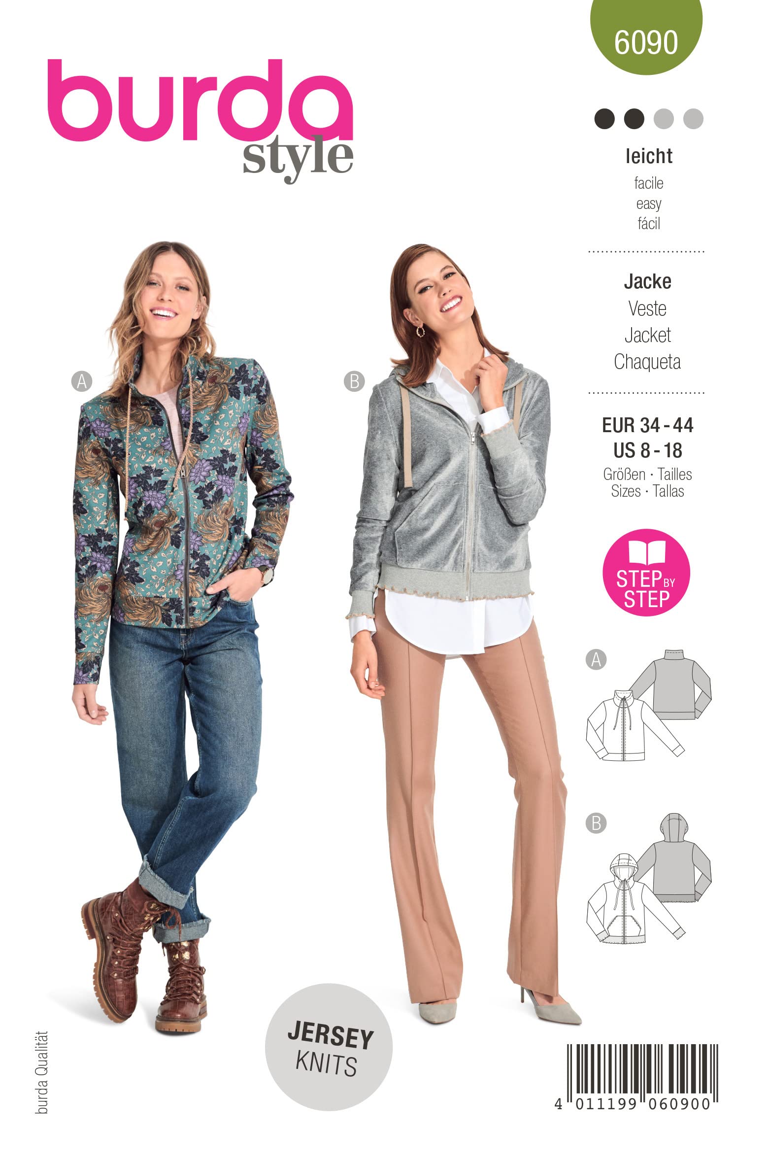 burda-style-6090-schnittmuster-jacke-mit-rei-verschluss-damen-gr-34-44 image 1