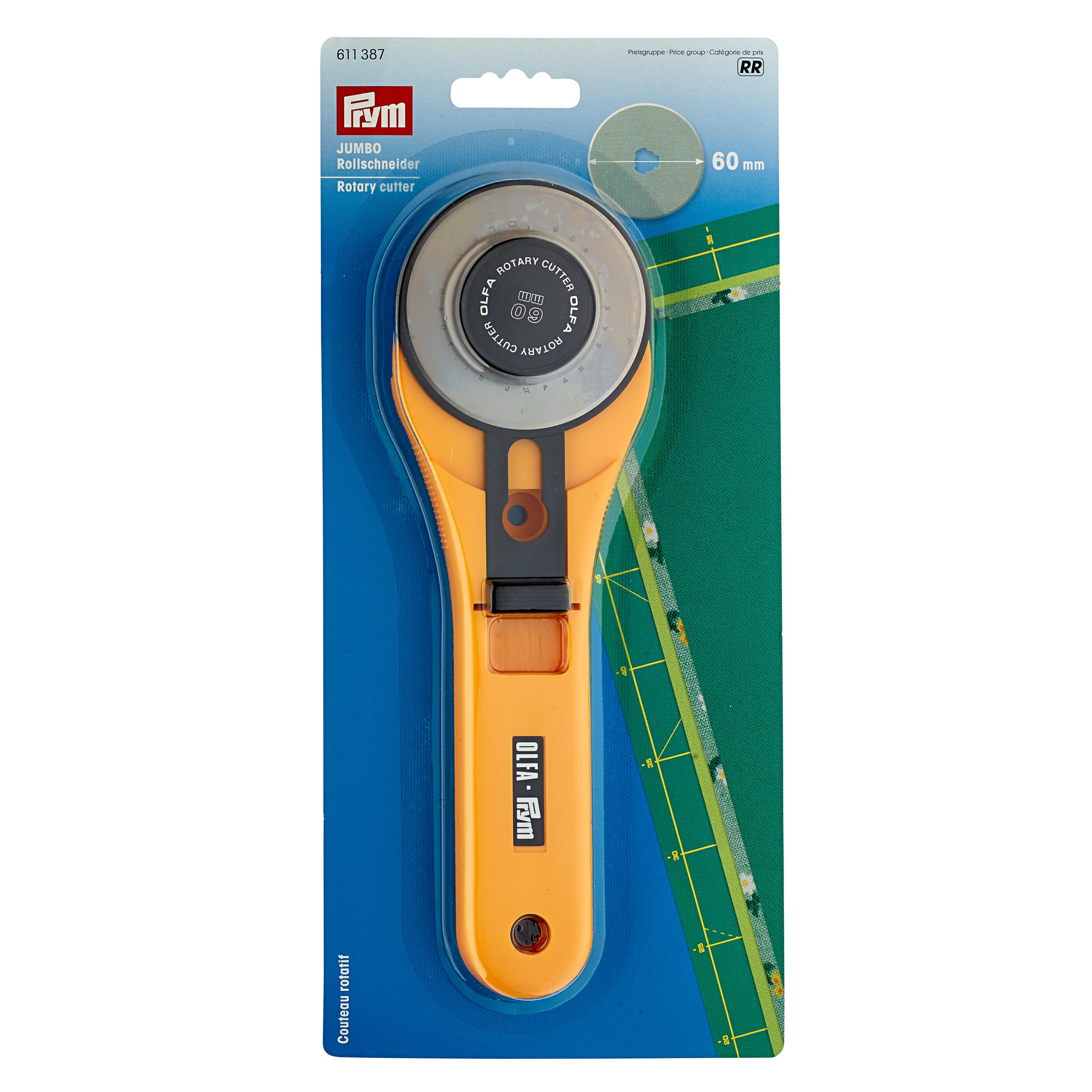 prym-611387-rollschneider-jumbo-60-mm-gelb image 3