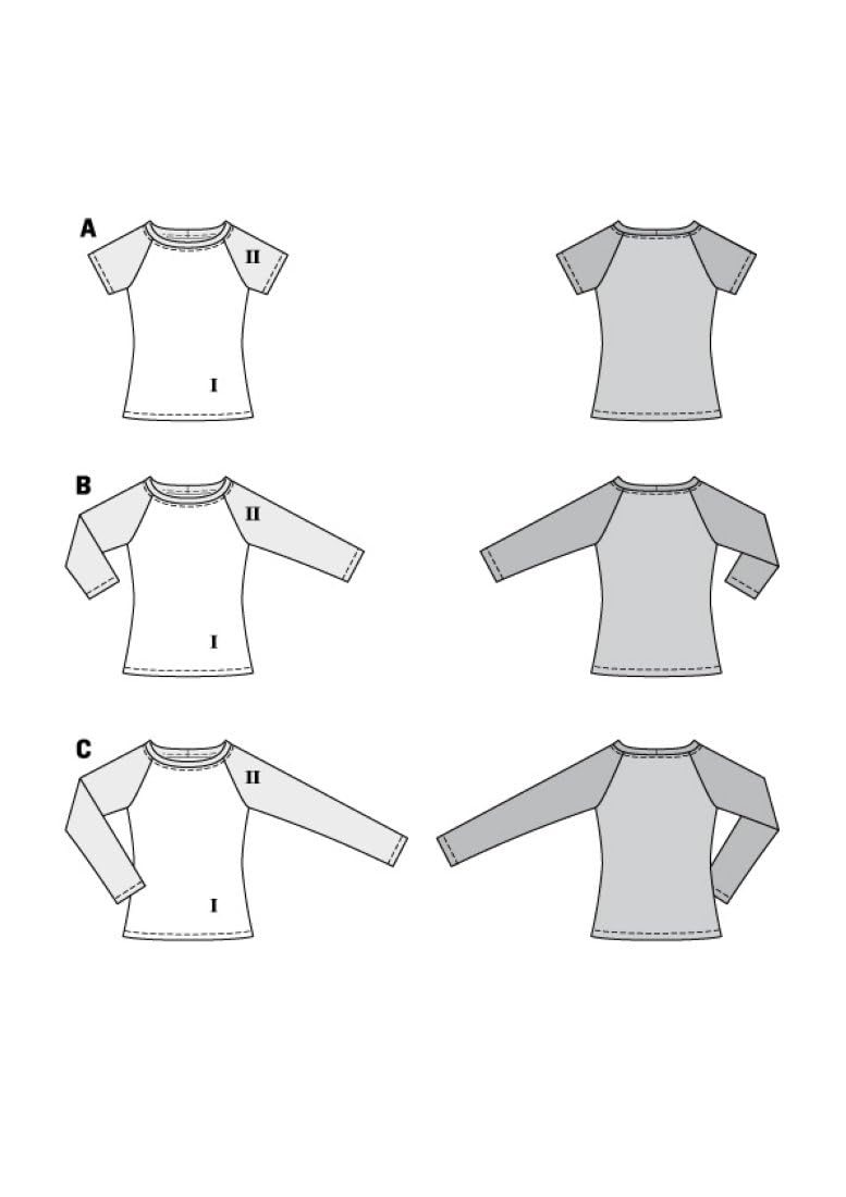 burda-style-6028-schnittmuster-shirt-mit-abgesetzten-rmeln-damen-gr-34-48 image 5