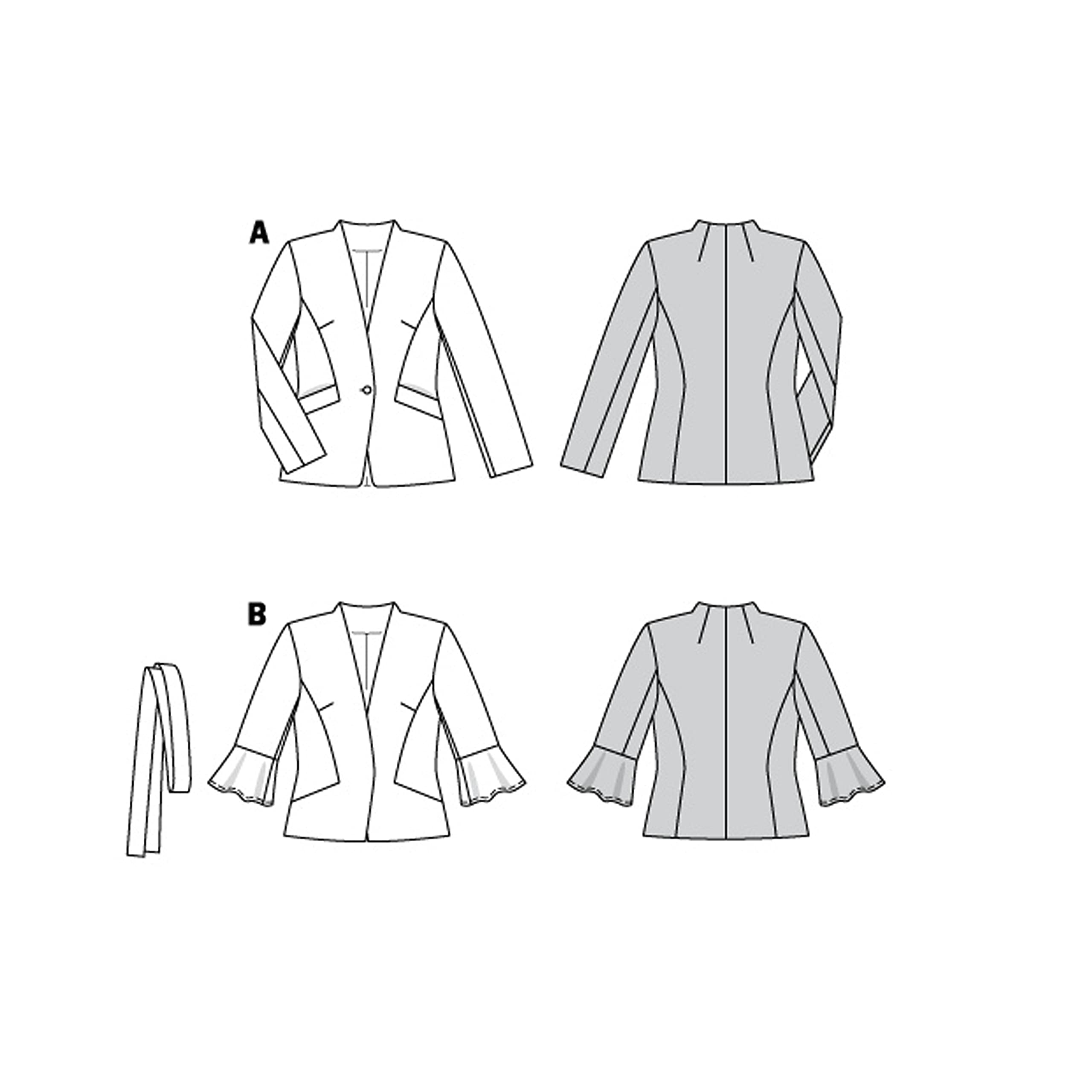 burda-style-jacken-n-hmuster-set-2-gef-tterte-jacken-mit-kragen-gr-34-44 image 6