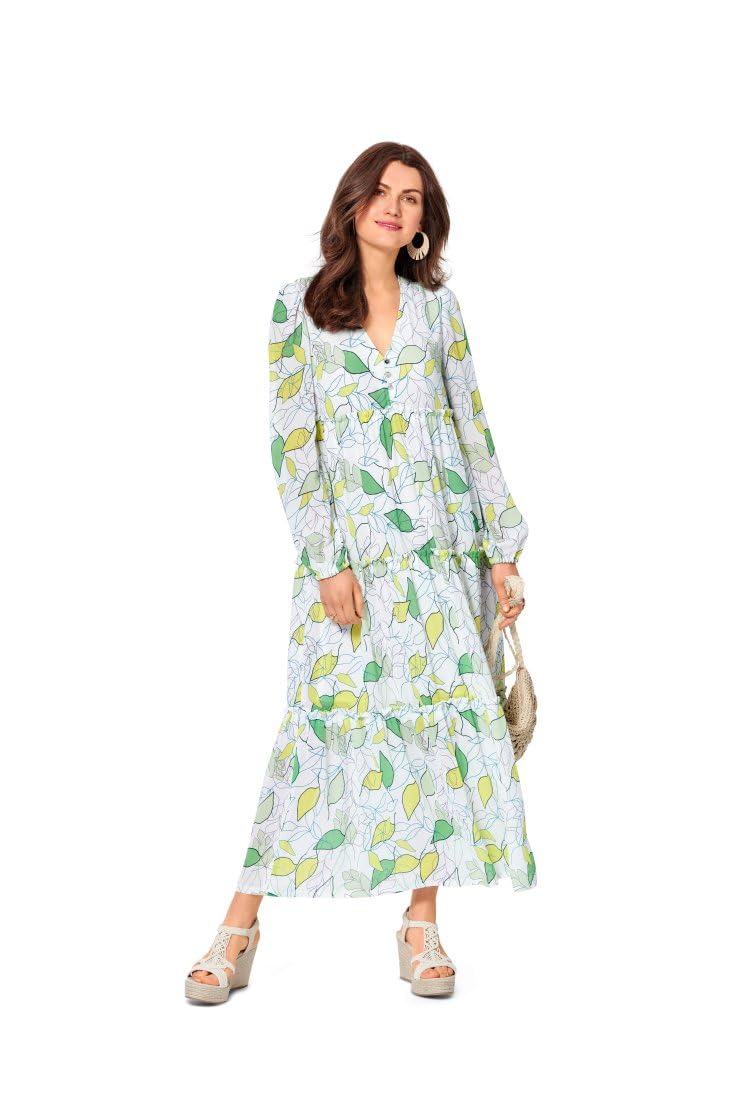 burda-style-katalog-schnittmuster-6023-romantisches-kleid-und-bluse-damen-gr-34- image 2