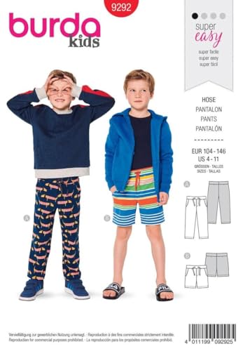 burda-kids-schnittmuster-9292-kinder-hose-lange-und-kurze-hose-super-easy image 7